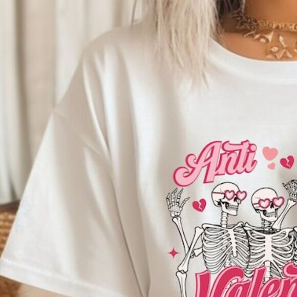 Anti Valentine Club T-Shirt, Valentine Shirt, Valentines Day Shirt - Picture 3 of 4